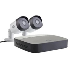 SV-4C-2ABFX-2 Smart Home Cctv Eco Set - Beyaz - 2 Kamera - Hd 1080P - IP67 - 20 M Gece Görüşü -