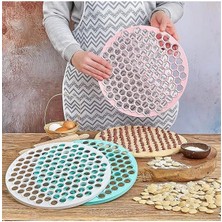 Safestore Pratik Mantı Kalıbı Mantı Kesme Aparatı Büyük Boy Mantımatik 32 cm 121 Adet Mantı