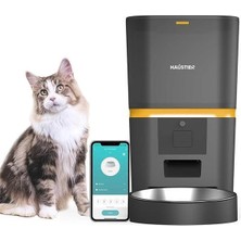 QQ003 Akıllı Kedi Köpek Otomatik Mama Kabı, Tuya App-Wifi Uzaktan Kontrol, 6lt Hazne