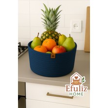 Jüt-Hasır Çok Amaçlı-Düzenleyeci-Organizer Sepet- Sebze-Meyve Sepeti,kabı(En:30-Boy:17 Cm)