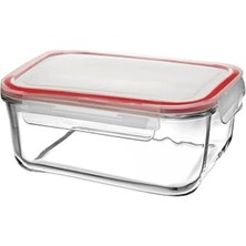 Paşabahçe, Borcam, Storage Container, 780 Cc, T A Gasket Lsr Red, Single Offset Promotional Card