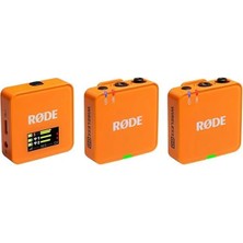 Røde Wireless Go (Gen 3) - Üçüncü Nesil, 32-Bit, Çift Vericili, Kayıt Özellikli Kablosuz Mikrofon