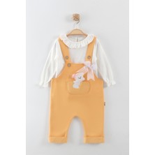 Kız Bebek Ayı Nakış Tulum Takım (9-12-18 Ay)