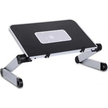 Alüminyum Yükseklik Ayarlı Katlanabilir Laptop Sehpası Notebook Macbook Standı Dizüstü Laptop