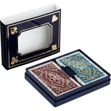 Swisscard Plastik Iskambil Oyun Kartı Su Geçirmez Çift Deste Sert Kapalı Kutu Içerisinde Biriç Oyun