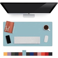 ® Lindos - Deri Mat, Masa Pedi, Büyük Mouse Pad, Ofis Için Mat, Su Geçirmez Mat, Ofis ve Ev