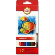 Koh-I Noor Aquarelle Sulu Boya Kalem Seti 12 Renk