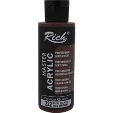 Rich Akrilik Boya Master 120 cc Kızıl Kahve 222