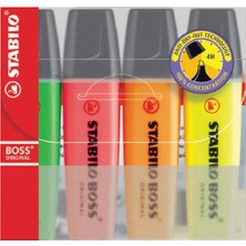 Stabilo Fosforlu Kalem Boss Orj 4 Lü 70/4