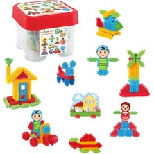 Dede Oyuncak Kaktüs Blok Kova 80 Parça 03316