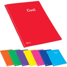 Keskin Color Defter Plastik Kapak Dikişli Cool A4 100 Yp Çizgili 321861-99