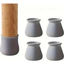 12 Adet Masa ve Sandalye Ayak Koruyucu Siliikon, 12'li Paket Kaydırmaz Ses Gürültü Önleyici Yemek