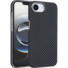 iPhone 16E Kılıf Vega Magsafe Karbon Desen Kapak