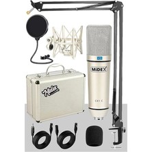 Cx1 Sta Üst Seviye Condenser Stüdyo Ses Kayıt Mikrofonu Stand Filtre Seti