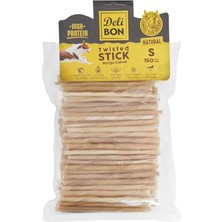 Delibon Gerçek Deriden Ince Burgu Çubuk, THINX150PCS., Natural