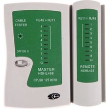 Tkz 2345 Network Tester RJ11 RJ45 Cat Otomatik Veya Manuel Olarak Pin Sinyalleri Taranabilir