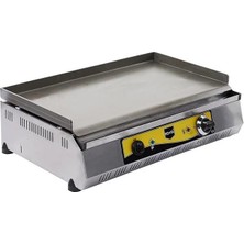 R85 70 cm Pleyt Izgara Elektrikli, Gümüş Rengi, 2800 W, Paslanmaz Çelik