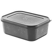 No Frost Silikon Yumuşak Kapalı Saklama Kabı Dondurucu ve Buzluk Saklama Kabı 675ML, Kapaklı