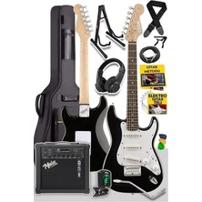 RPH-30WB-25AMP Gül Klavye Sss 25W Amfili Elektro Gitar Seti