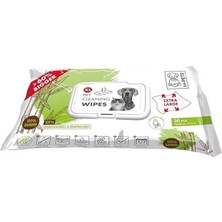 M-Pets Bamboo Xl Kedi/köpekler Için Temizleme Mendili 30LU