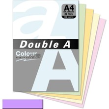 Double A Renkli Kağıt 25 Li A4 80 gr Pastel Lavanta