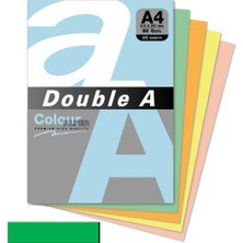 Double A Renkli Kağıt 25 Li A4 80 gr Papağan Yeşili