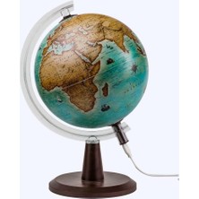 Gürbüz Küre Modern Antik Işıklı 30 cm