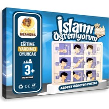 Moon Beavers Islamı Öğreniyorum Puzzle Serisi - 3 Kız Abdest