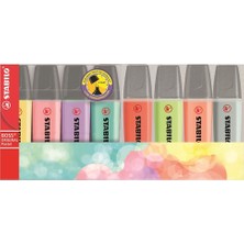 Stabilo Fosforlu Kalem Boss Pastel 8 Li Paket 70/8-2
