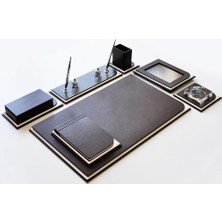 Tabac Sümen Takımı Deri ve Ağaç Curvy 760