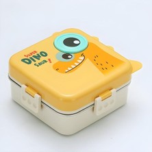 Cute 3D Elephant Shaped Bento Lunch Box For School & Office With Cutlery | Leak-Proof