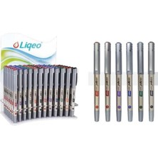 Liqeo Athens Roller Kalem 0.7 mm 144 Lü Stand R-5004R07-144