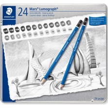 Staedtler Kurşun Kalem Mars Lumograph Metal 24 Lü 100 G24