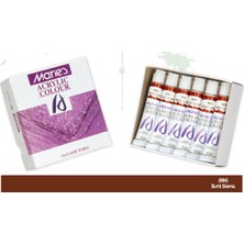 Maries Akrilik Boya 12 ml Burnt Sienn 684