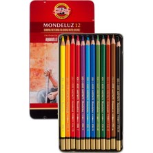 Koh-I Noor Set Of Aquarell Coloured Pencils 3722 12