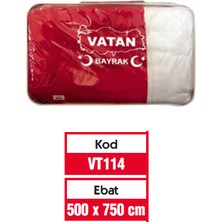 Vatan Türk Bayrağı Polyester 500X750 VT114