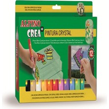 Alpino Cam Boyası Silinebilir 10.5 ml 12 Renk DE000028