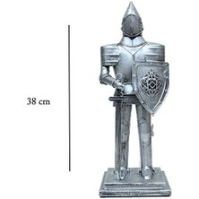 Dekoratif Metal Şovalye Silver