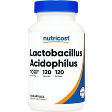 Nutricost Lactobacillus Acidophilus 10 Billion Cfu, 120 Vegetarian Capsules