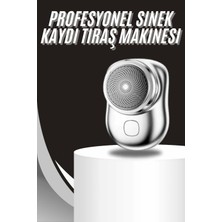 Kablosuz Tıraş Makinesi Günlük Hızlı Taşınabilir Şarjlı Yuvarlak Paslanmaz Çelik