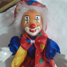 Vintage Antika Porselen Palyaço