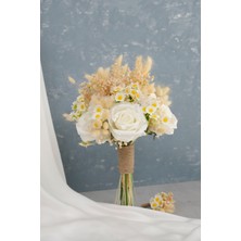 Gül Papatyalı Beyaz Gelin Çiçeği