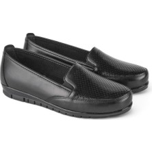 Kadın Tam Ortopedik Topuk Jelli Içi Hakiki Deri Kadın Ayakkabı