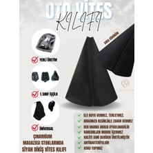 Honda Civic Siyah Deri Özel Yeni Tasarım Siyah Spor Dikiş Vites Körüğü