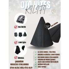 Çınarrium Bmw E92 Siyah Nokta Desenli Deri Spor Dikiş Vites Körüğü