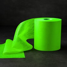 Açık Yeşil Tela Kumaş 100 Metre Açık Yeşil Süsleme Kumaşı Elyaf Süsleme Tülü Araba Çiçek Kır Düğünü