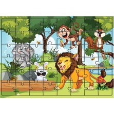 Hayvanlar ve Duygular Yapbozu (48'li)