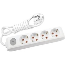 Viko 4 Lü 2 mt Anahtarlı Multilet Priz