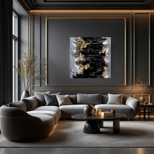 Cozy Co:temperli Cam Kare Tablo, Cam Tablo, Uv Baskı, CTT021