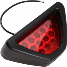 Woodpool F1 Tarzı 12 Led'li Arka Kuyruk Fren Stop Lambası Üçüncü Flaş Kırmızı Lens Gündüz Farı Sis Lambası (Yurt Dışından)